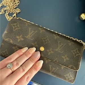Louis Vuitton Authentic Wallet On Chains